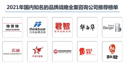 2021年國內知名品牌戰略全案咨詢公司推薦榜單 助力企業品牌升級與市場拓展